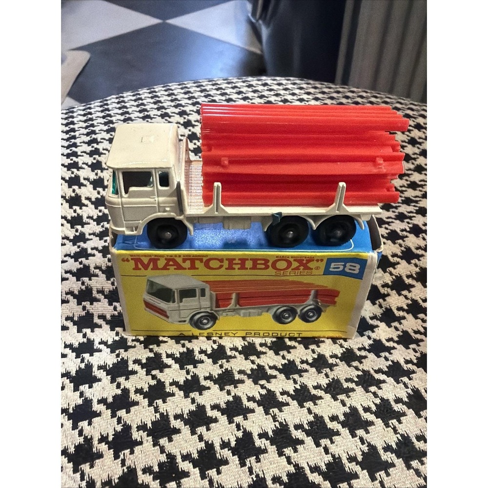 Vintage Matchbox Lesney DAF Girder Truck Box #58 England w/ Original Box 1968-71